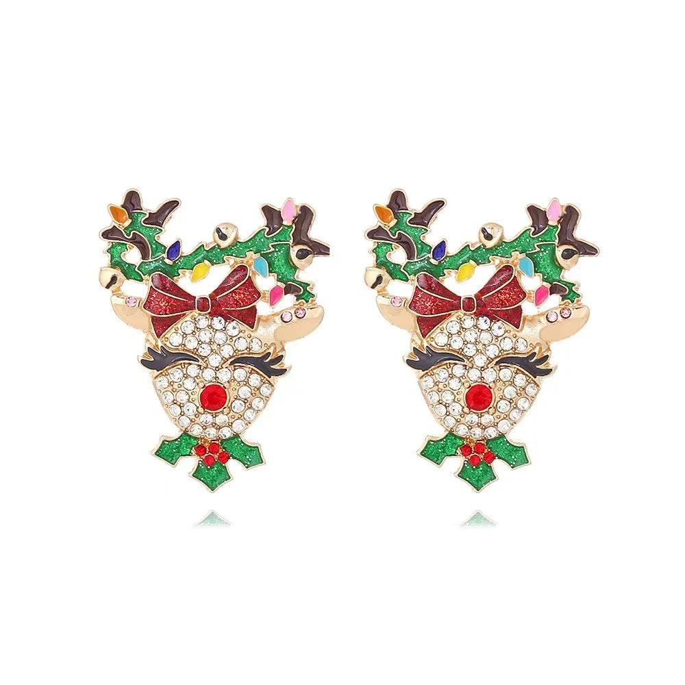 Sweet Christmas Gingerbread Earrings.