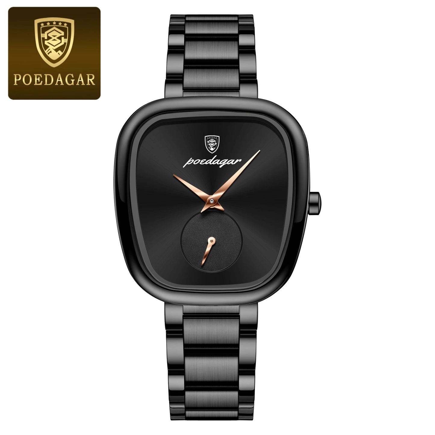 POEDAGAR Luxury Waterproof Stainless Steel Quartz Ladies Watch type A++ High Quality.