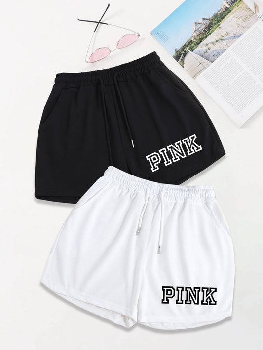 Two-piece alphabet hot shorts.