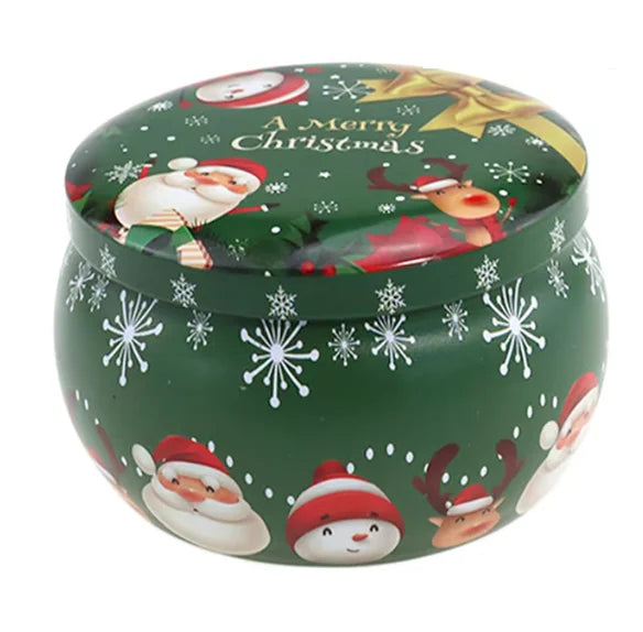 Empty Travel Christmas Aromatherapy Candle Jar.