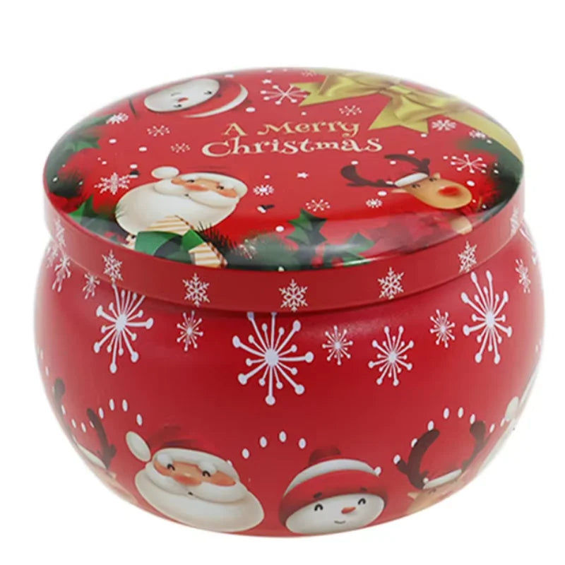 Empty Travel Christmas Aromatherapy Candle Jar.