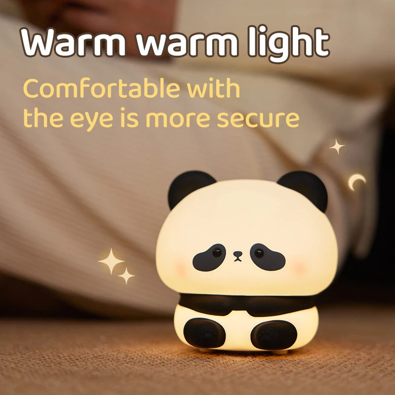 Panda LED Touch Rechargeable Silicone Night Light