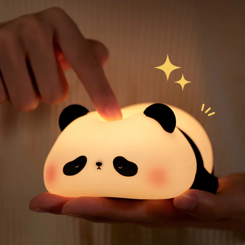 Panda LED Touch Rechargeable Silicone Night Light