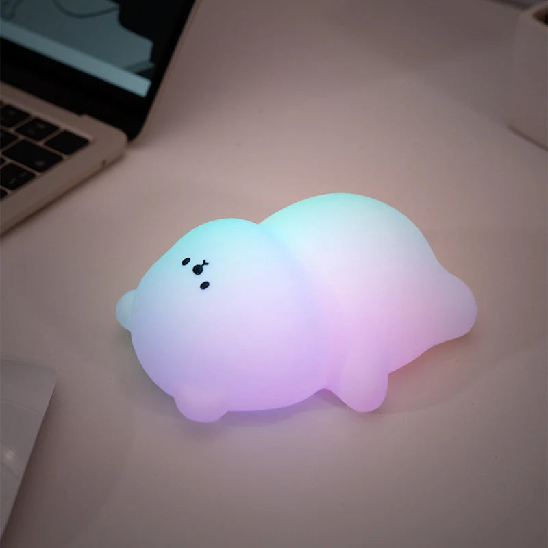 Panda LED Touch Rechargeable Silicone Night Light