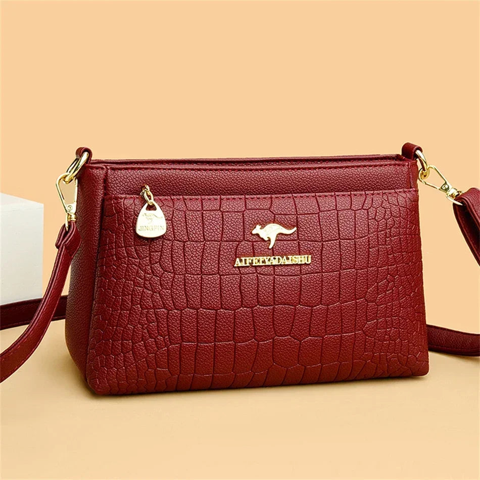 Genuine Brand Leather Sac Luxury Handbag.