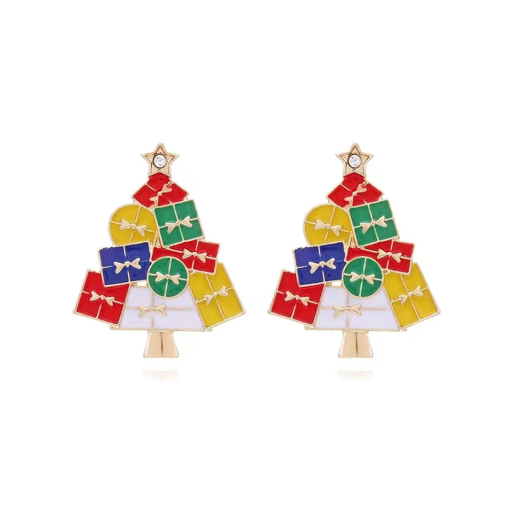 Sweet Christmas Gingerbread Earrings.