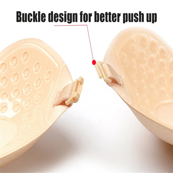 Invisible Strapless Adhesive Stick ush Up Bra.