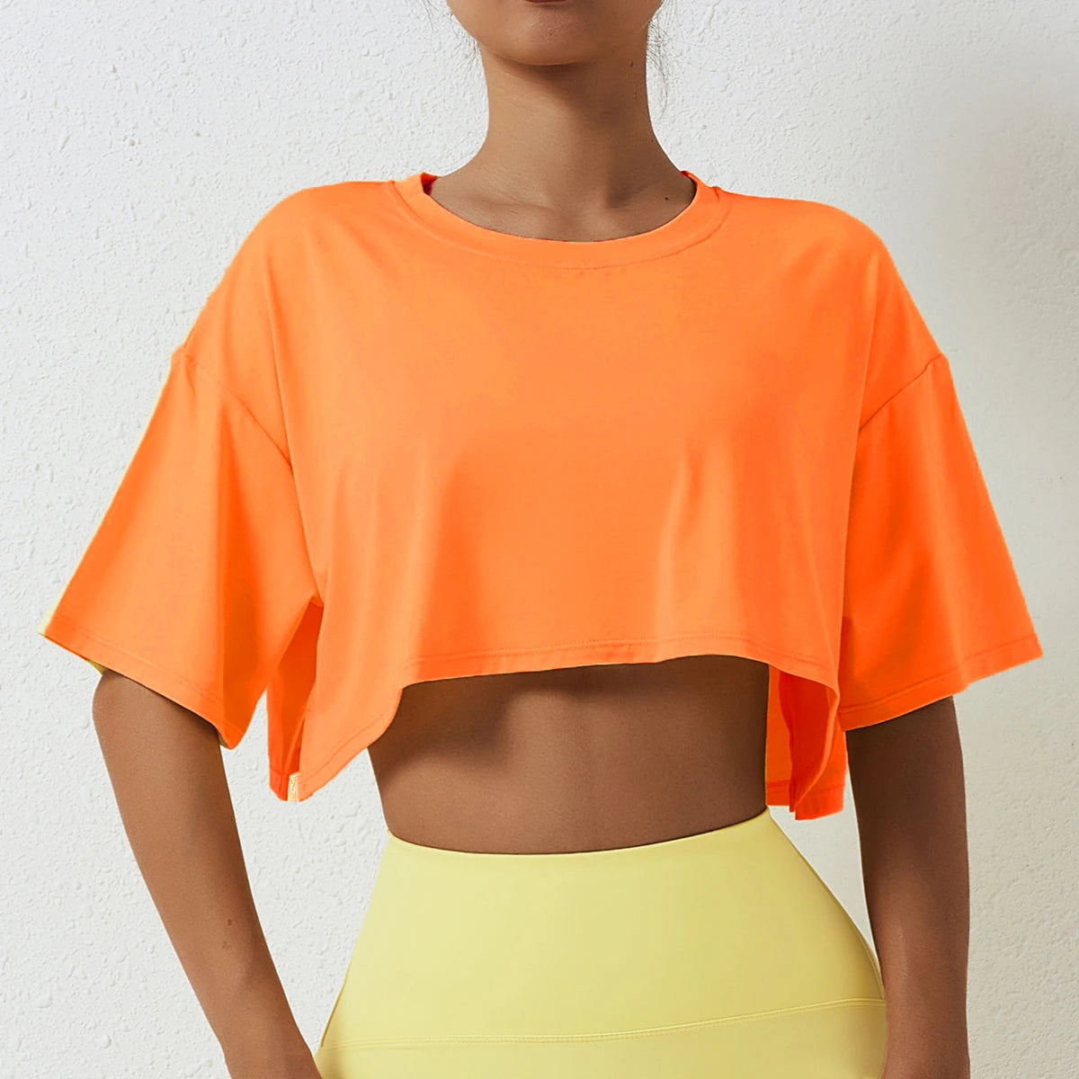 Cotton Women Fitness Crop Top.